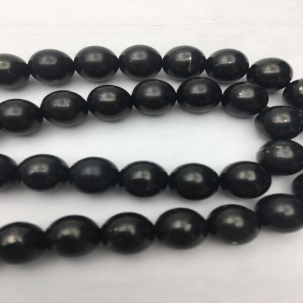 Elite Shungite 8mm Smooth Rounds 38cm