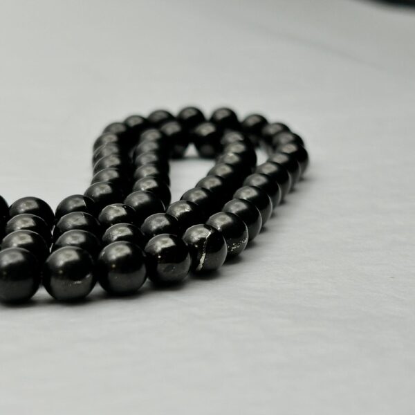 Elite Shungite Smooth Rounds 6mm 38cm