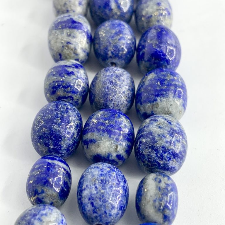 Lapis Lazuli Olive Shape Beads Approx 12 x 10mm 20cm Strand - Image 3