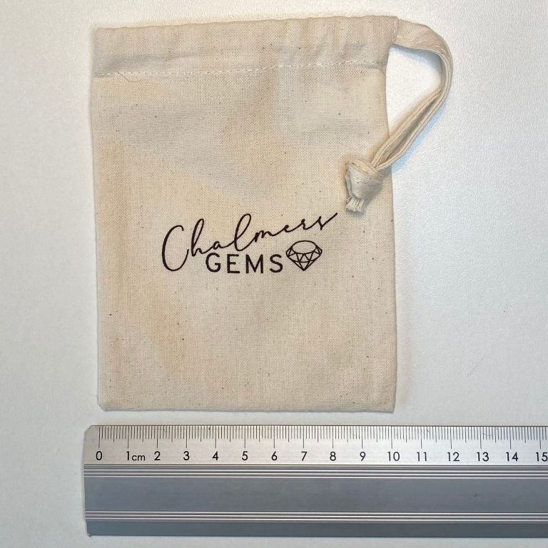 Chalmers Gems Cotton Branded Gift Bag 10 x 13cm - Image 5