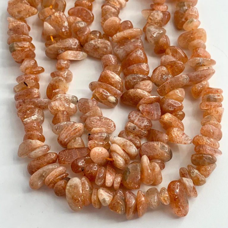 Sunstone 4 – 9mm Chip Beads 38cm Strand - Image 2