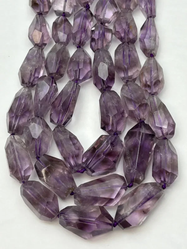 Amethyst Irregular Faceted Nuggets 10x15mm - 10x20mm