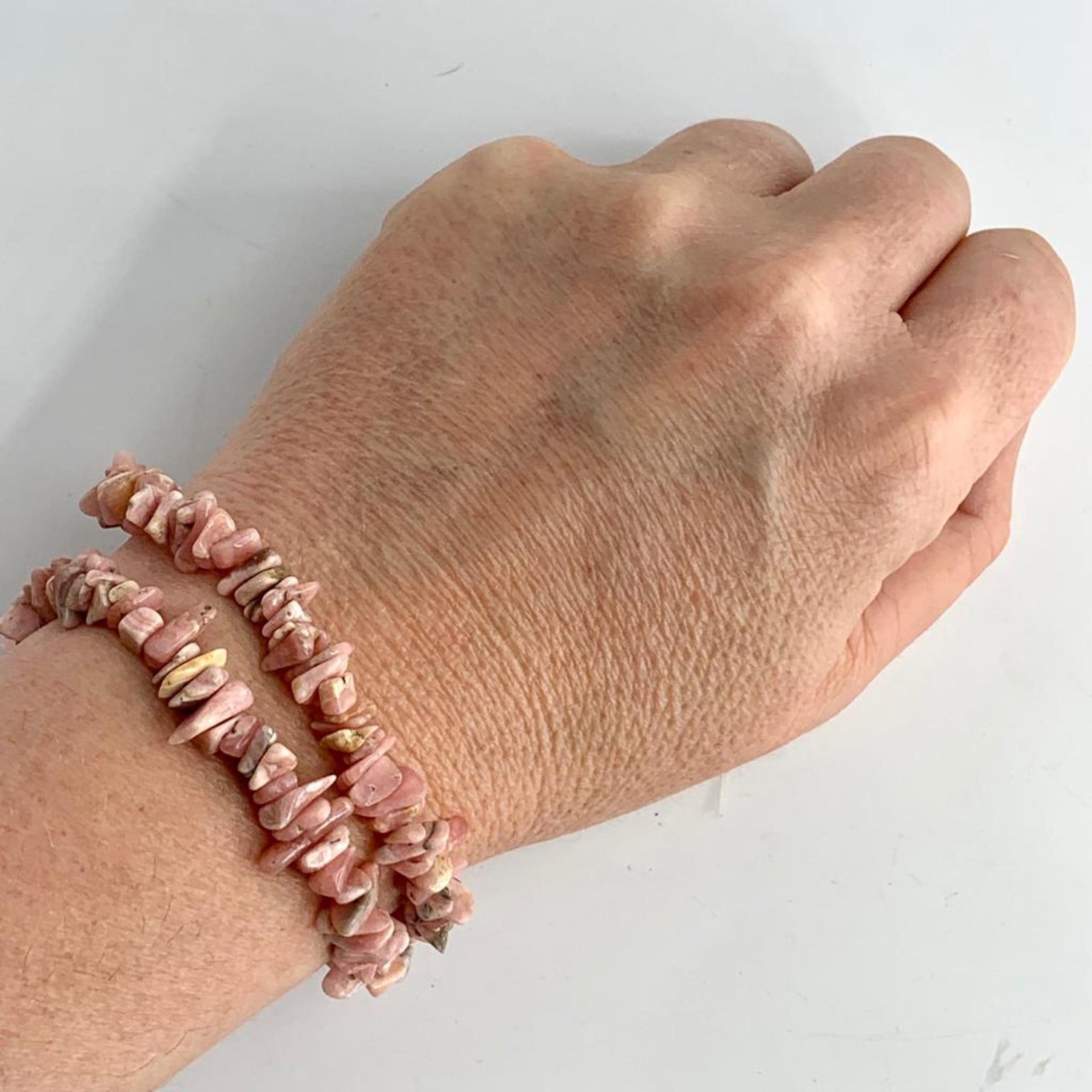 Rhodochrosite Chips 3-6mm Approx 38cm Strand - Image 3