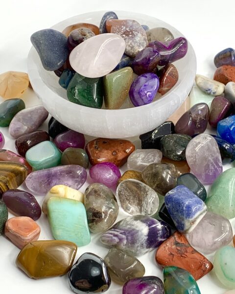 1kg Mixed Tumble Stones