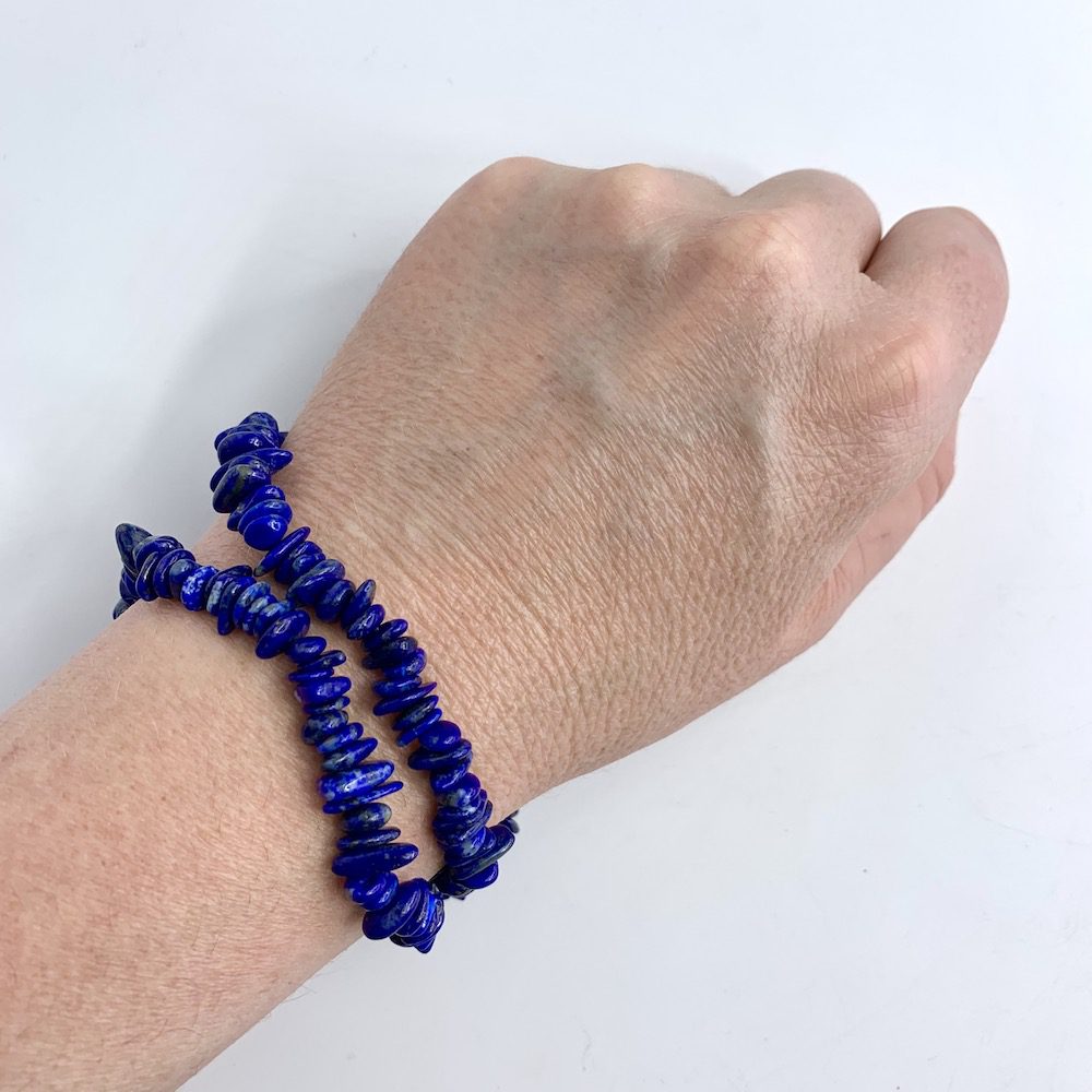Lapis Lazuli Chips 38cm Strand - Image 2