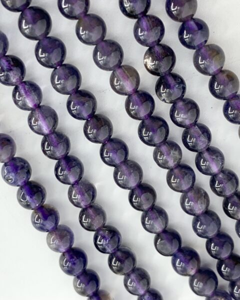 Iolite Smooth Rounds Approx 4mm Beads 38cm Strand