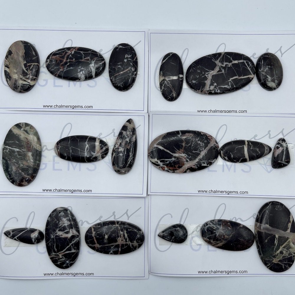 Coco Jasper SECONDS Mixed Size & Shape Cabochons 3 - 11 Piece Pack - Image 4