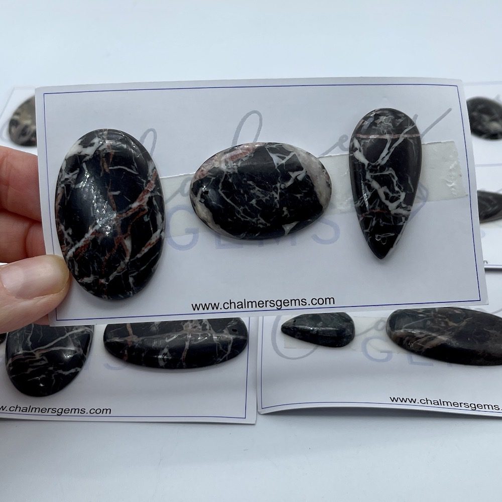 Coco Jasper SECONDS Mixed Size & Shape Cabochons 3 - 11 Piece Pack - Image 5