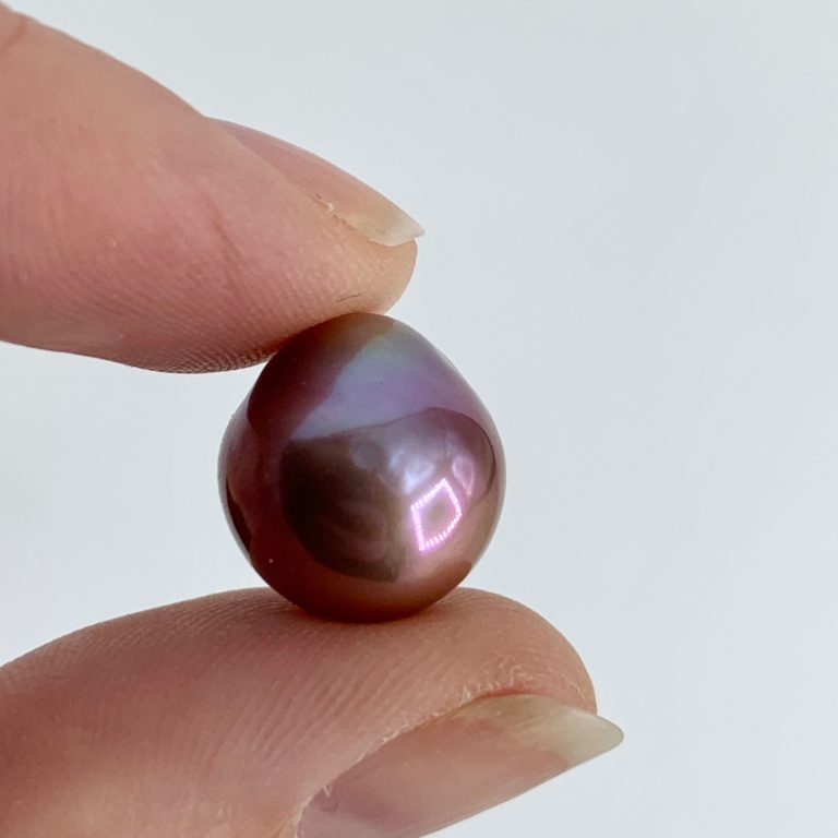 Freshwater Cultured Metallic Edison Style Pearl Approx 12-14mm - Image 4