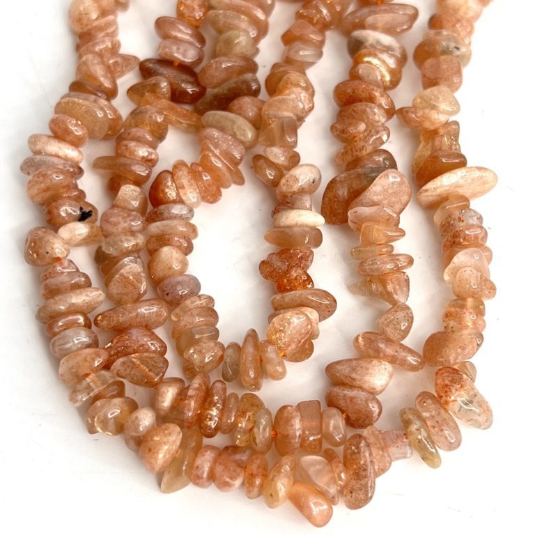 Sunstone 4 – 9mm Chip Beads 38cm Strand - Image 3