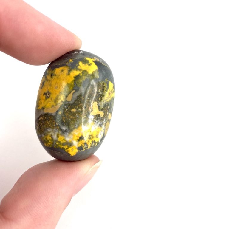 Bumblebee Jasper Tumble Stones Approx 3 x 2.5 x 2cm - Image 3