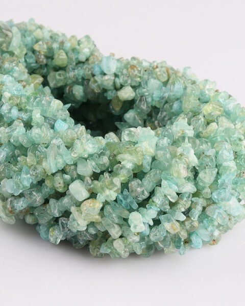 Aquamarine Chips 80cm Strand Approx 4 x 2mm with 0.6mm Drill Hole