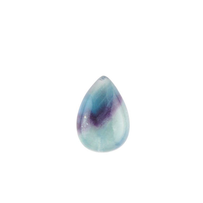 Fluorite Drop Approx 16 x 12mm with 1.25mm Side Drill Hole - Image 2