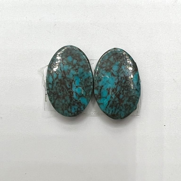 Turquoise Mixed Shape Cabochons Approx 12 - 20mm 2 Piece Pack - Image 6