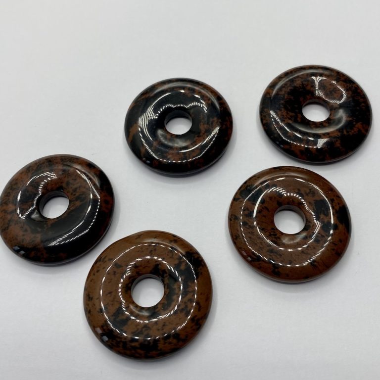 Mahogany Obsidian Donut Approx 30mm - Image 2
