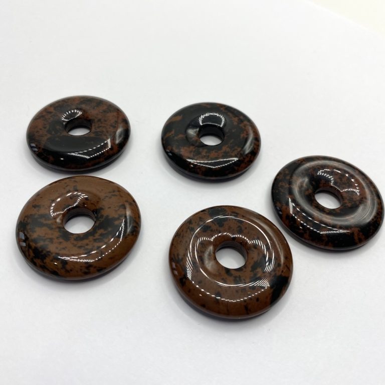 Mahogany Obsidian Donut Approx 30mm - Image 3