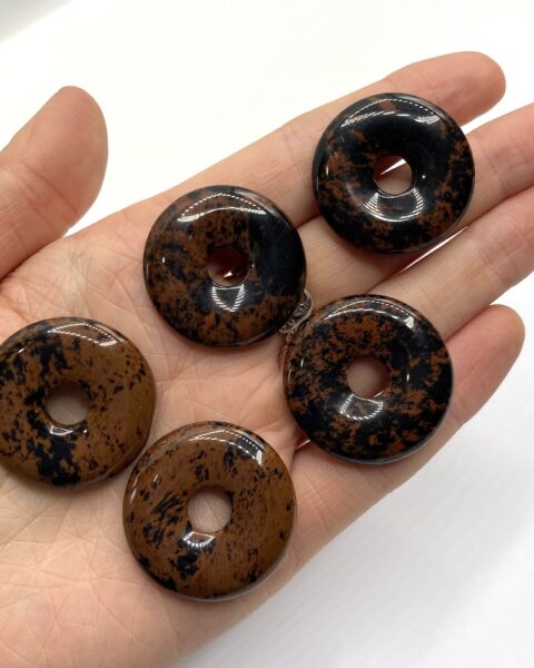 Mahogany Obsidian Donut Approx 30mm
