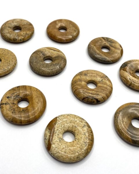 Picture Jasper Donut Approx 30mm