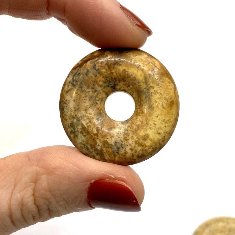 Picture Jasper Donut Approx 30mm - Image 2