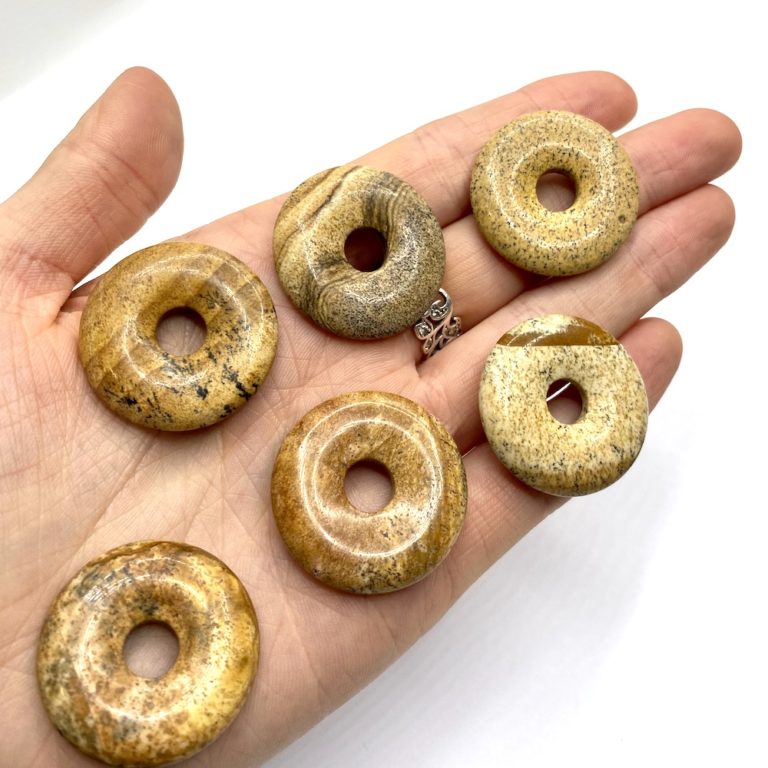 Picture Jasper Donut Approx 30mm - Image 5