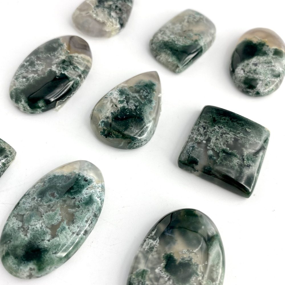 Tree Agate Mixed Shape Cabochon Approx 35 - 40mm
