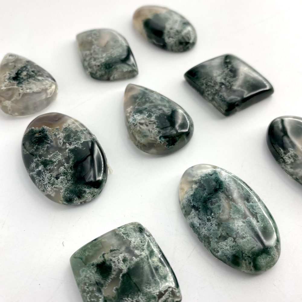 Tree Agate Mixed Shape Cabochon Approx 35 - 40mm