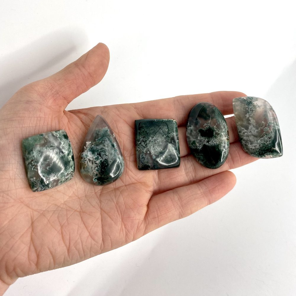 Tree Agate Mixed Shape Cabochon Approx 35 - 40mm