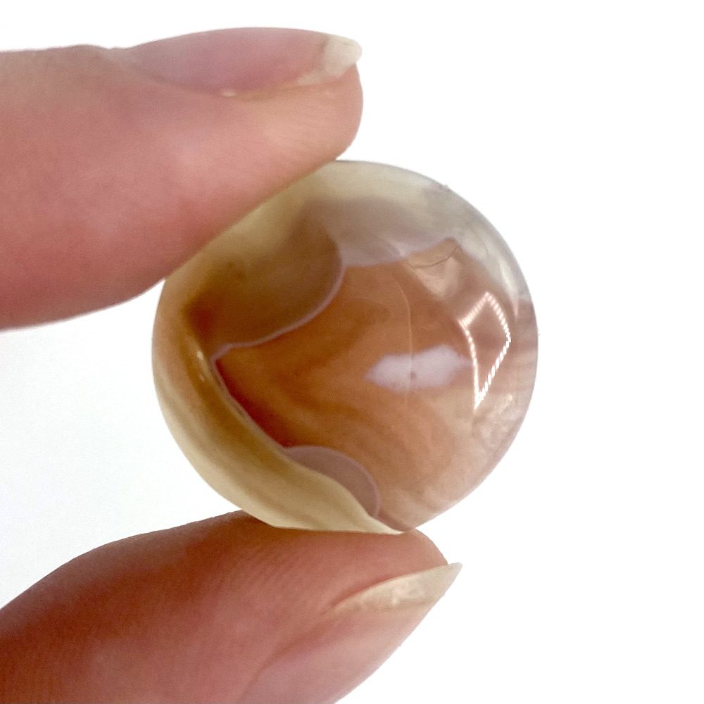 Botswana Agate Mixed Size & Shape Cabochons Approx 20 - 30mm 3 Piece Pack - Image 4