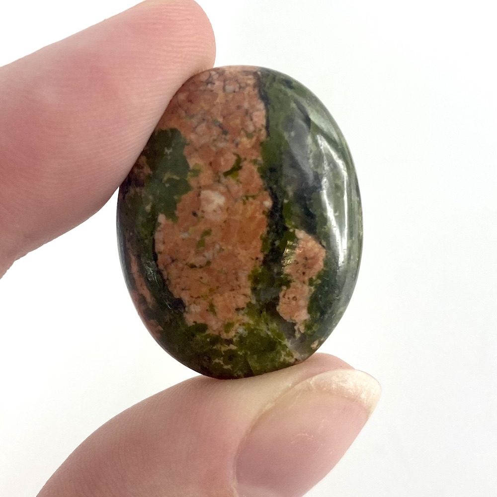 Unakite Mixed Shape Cabochons Approx 25 - 35mm 2 Piece Pack - Image 4