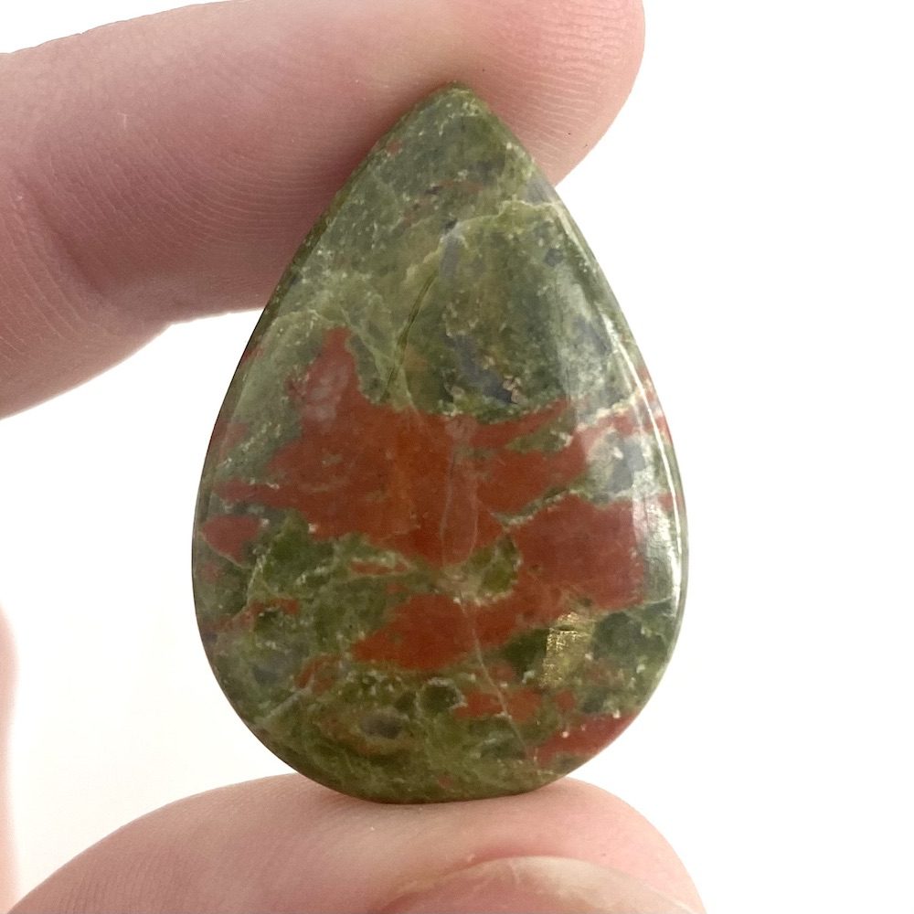 Unakite Mixed Shape Cabochons Approx 25 - 35mm 2 Piece Pack - Image 7