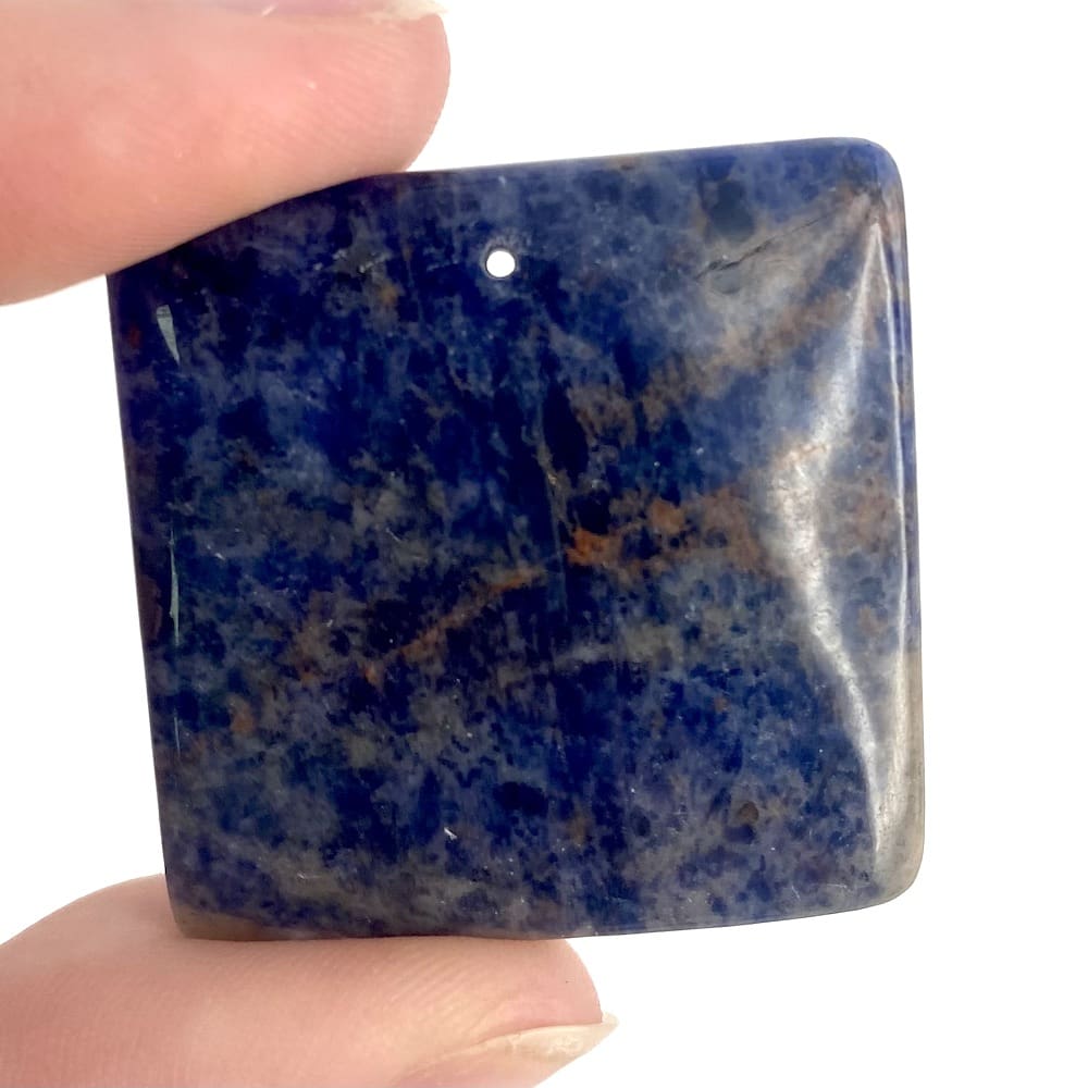 Sodalite Mixed Shape Top Drilled Cabochons Approx 35 - 45mm with 0.8mm Drill Hole - Image 7