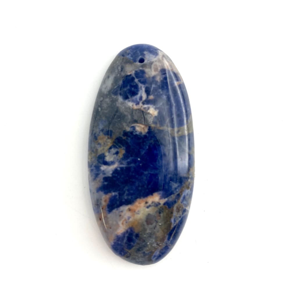 Sodalite Mixed Shape Top Drilled Cabochons Approx 35 - 45mm with 0.8mm Drill Hole - Image 3