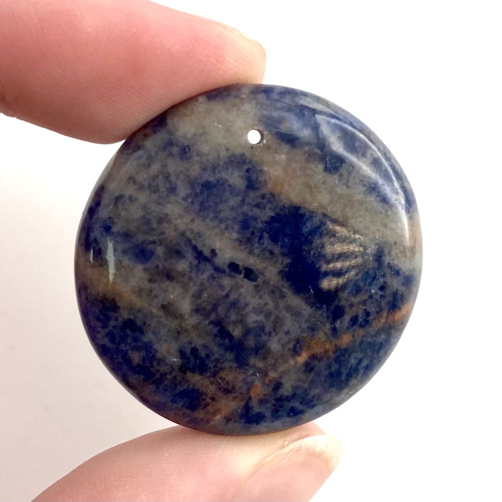 Sodalite Mixed Shape Top Drilled Cabochons Approx 35 - 45mm with 0.8mm Drill Hole - Image 4