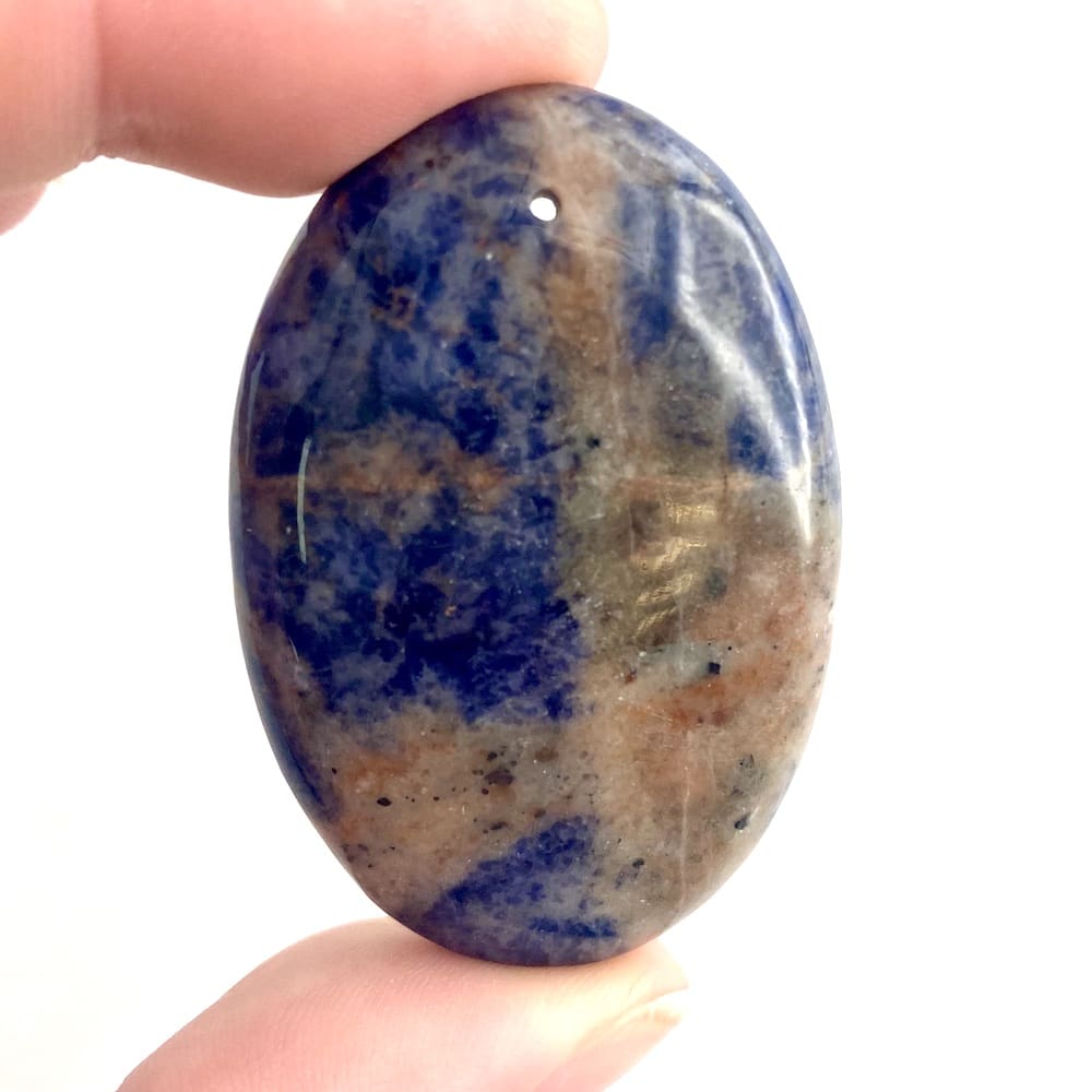 Sodalite Mixed Shape Top Drilled Cabochons Approx 35 - 45mm with 0.8mm Drill Hole - Image 5