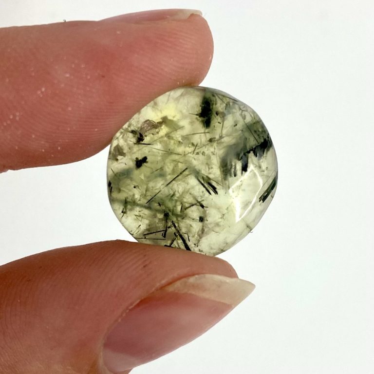 Prehnite Mixed Shape Cabochons Approx 15 - 25mm 5 Piece Pack - Image 7