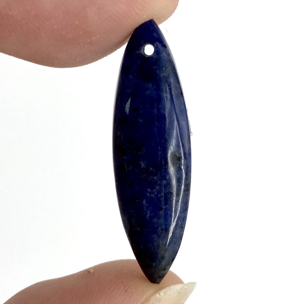 Sodalite Mixed Shape Top Drilled Cabochons Approx 20 - 30mm with 0.8mm Drill Hole 3 Piece Pack - Image 5