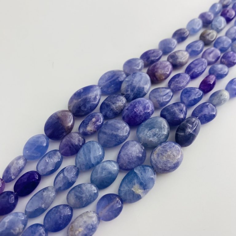 Hackmanite Approx 9 x 6 - 10 x 8mm Smooth Tumbles 20cm Graduated Strand - Image 4