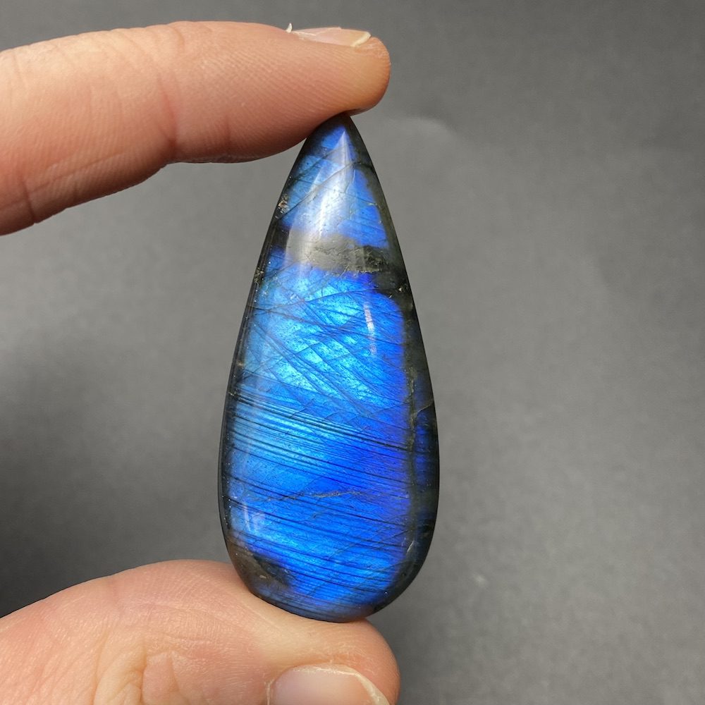 Electric Blue Labradorite Mixed Shape Cabochon Approx 35 - 50mm - Image 6
