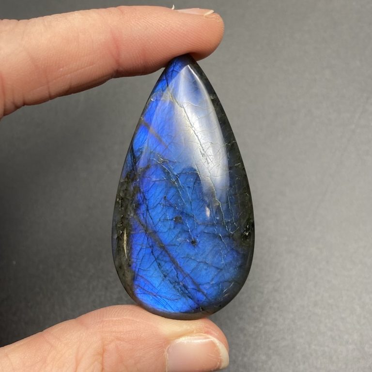 Electric Blue Labradorite Mixed Shape Cabochon Approx 40 - 60mm - Image 10