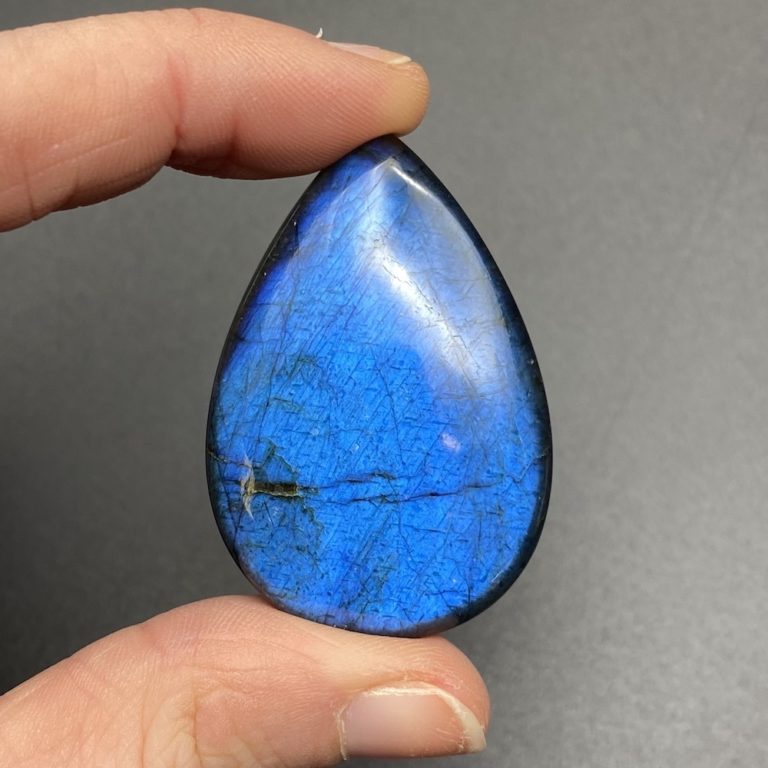 Electric Blue Labradorite Mixed Shape Cabochon Approx 40 - 60mm - Image 9