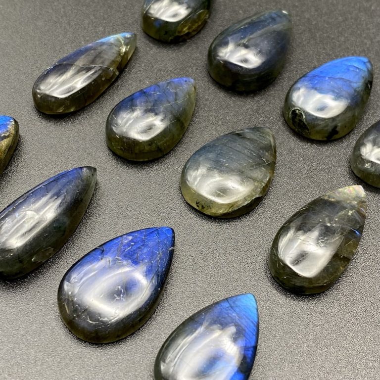 Electric Blue Labradorite Mixed Shape Cabochon Approx 20 - 25mm - Image 2