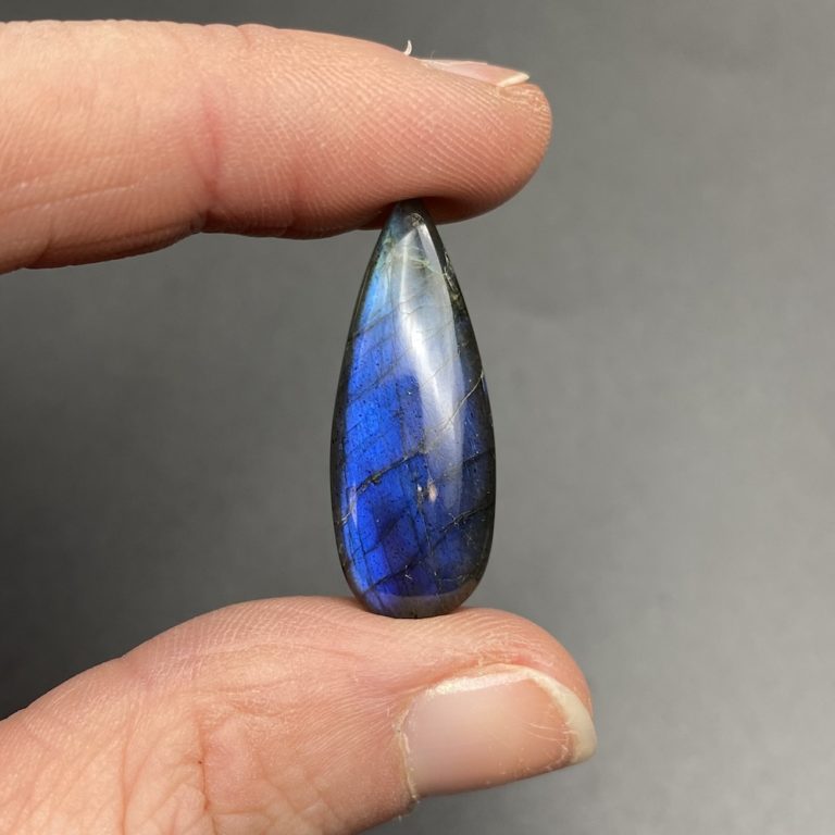 Electric Blue Labradorite Mixed Shape Cabochon Approx 20 - 25mm - Image 5