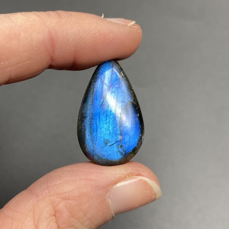 Electric Blue Labradorite Mixed Shape Cabochon Approx 20 - 25mm - Image 4