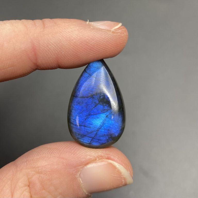 Electric Blue Labradorite Mixed Shape Cabochon Approx 20 - 25mm - Image 3