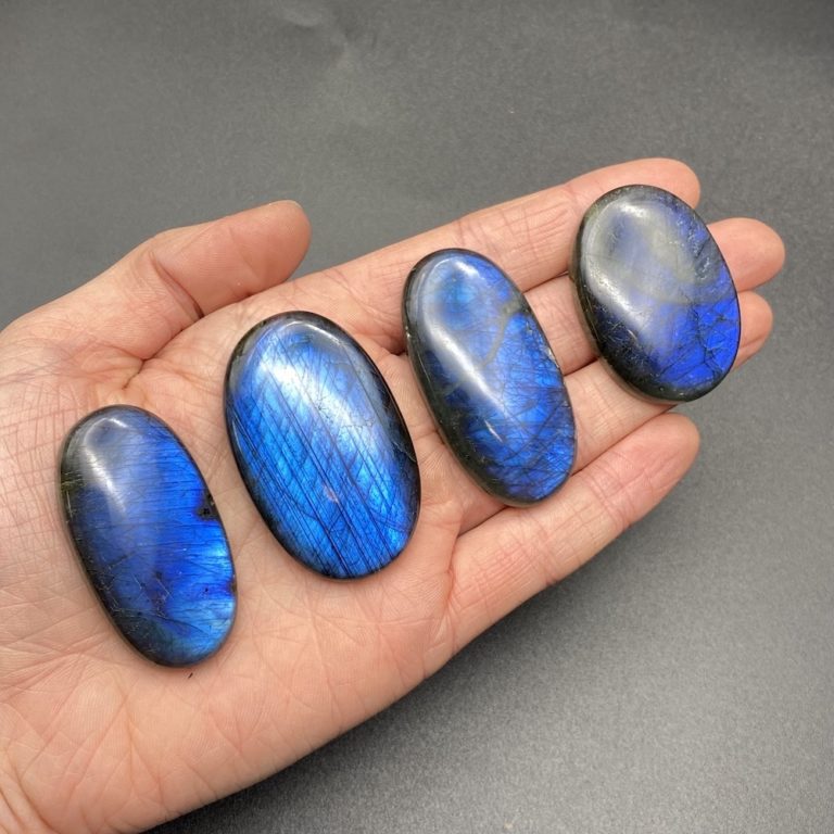 Electric Blue Labradorite Mixed Shape Cabochon Approx 40 - 60mm - Image 4