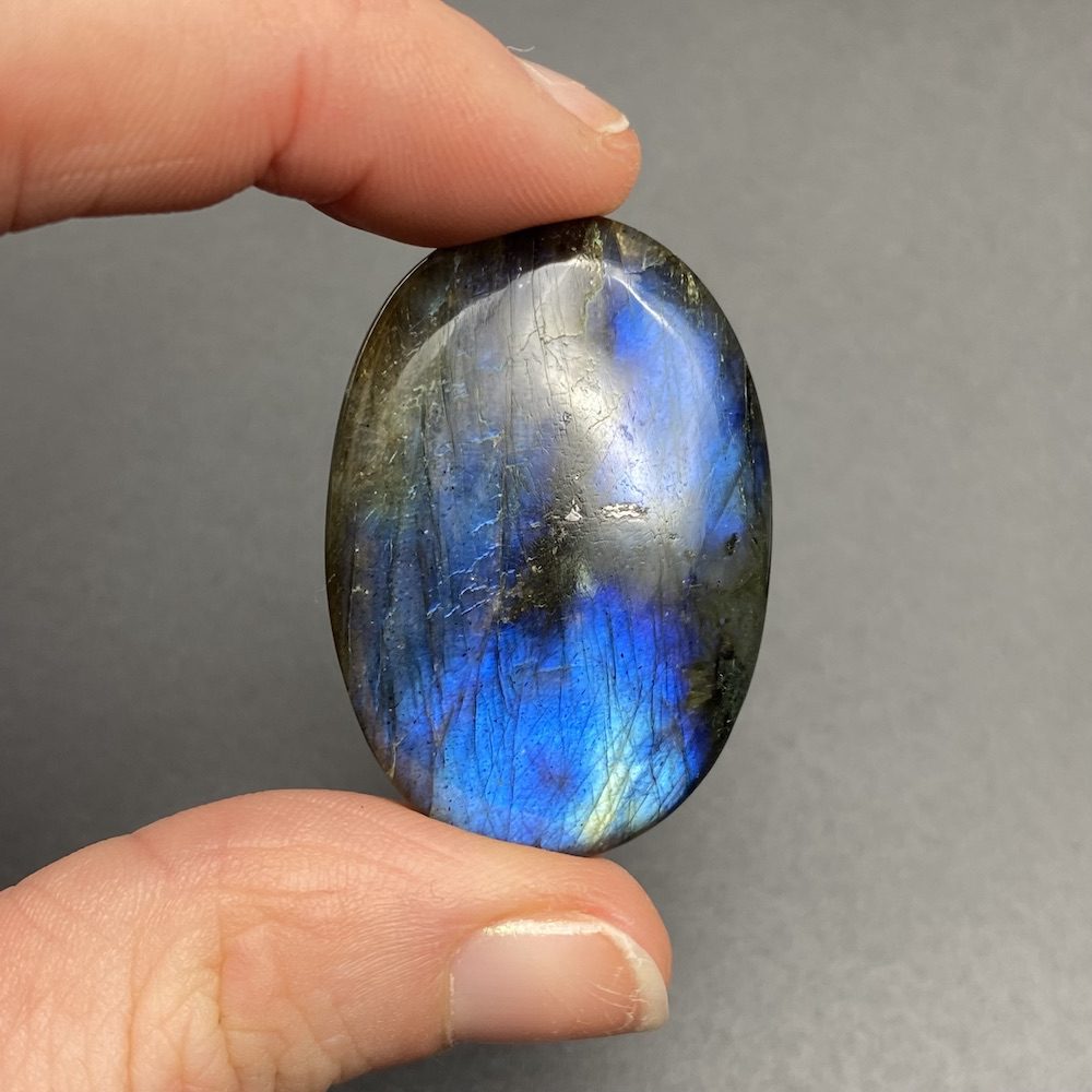 Electric Blue Labradorite Mixed Shape Cabochon Approx 35 - 50mm - Image 10
