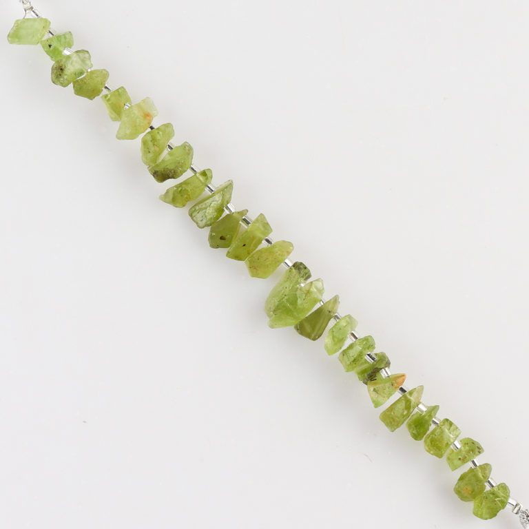 Peridot Top Drilled Raw Nuggets Approx 15 - 20mm Beads 6 - 10 Pieces Per Strand - Image 3