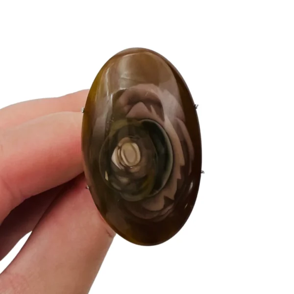 Royal Imperial Jasper "Gemmologist's Pick" Oval Cabochon Approx 35mm - Image 3