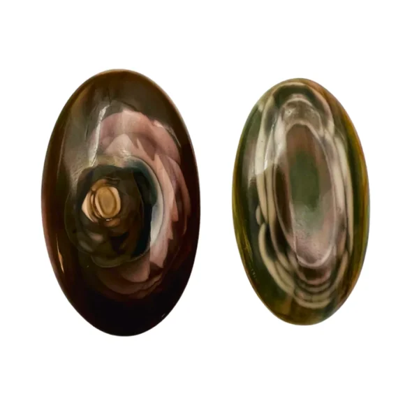 Royal Imperial Jasper "Gemmologist's Pick" Oval Cabochon Approx 35mm - Image 6