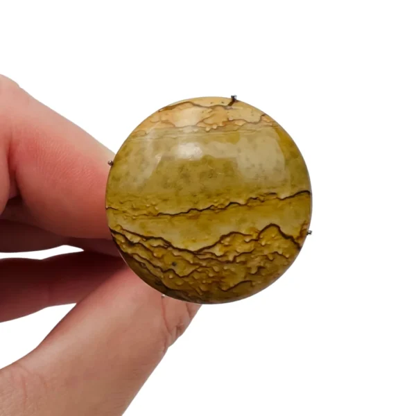 American Picture Jasper "Gemmologist's Pick" Cabochon Approx 25 - 35mm - Image 4